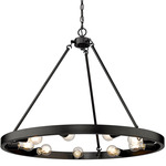 Castile Chandelier - Matte Black