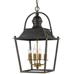 Christoff Pendant - Antique Black Iron