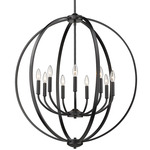 Colson Chandelier - Matte Black