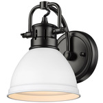 Duncan Wall Light - Matte Black / Matte White / Matte White