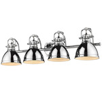 Duncan Bathroom Vanity Light - Chrome / Chrome / Chrome