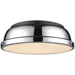 Duncan Ceiling Light - Matte Black / Chrome / Chrome