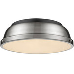 Duncan Ceiling Light - Matte Black / Pewter / Pewter
