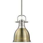 Duncan Downrod Pendant - Pewter / Aged Brass / Aged Brass