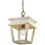 Haiden Mini Pendant - Burnished Chestnut / Distressed Wood