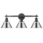 Orwell Bathroom Vanity Light - Matte Black / Chrome