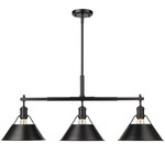 Orwell Linear Pendant - Matte Black / Matte Black