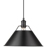 Orwell Pendant - Matte Black / Matte Black