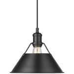 Orwell Pendant - Matte Black / Matte Black