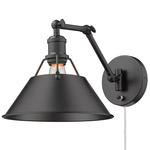 Orwell Swing Arm Wall Sconce - Matte Black