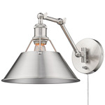 Orwell Swing Arm Wall Sconce - Pewter