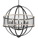 Roost Chandelier - Matte Black