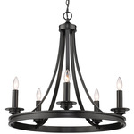 Saldano Chandelier - Matte Black