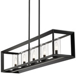 Smyth Island Light - Matte Black / Clear