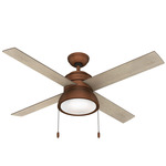 Loki Ceiling Fan - Weathered Copper / Barnwood / Bleached Grey Pine