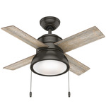 Loki Ceiling Fan - Noble Bronze / Barnwood / Drifted Oak