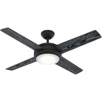 Marconi Ceiling Fan - Matte Black / Matte Black / Salted Black