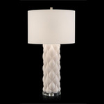 Billowy Textured Table Lamp - White / Off White
