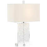 Formed Table Lamp - White