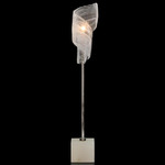 Furls Buffet Lamp - Nickel / Clear