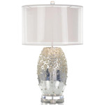 Gleaming Table Lamp - White Organza
