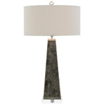 Light Mica Table Lamp - Mica / White