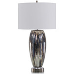 Sapphire Table Lamp - Blue / White