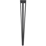 Lanai Outdoor Solar Torch Light - Space Grey / Frosted