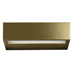 Alias Wall Sconce - Brushed Brass / White