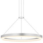 Corona Ring Pendant - Bright Satin Aluminum