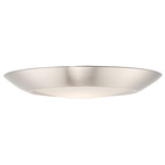 Diverse Non-T24 3000K Wet Location Ceiling Light - Satin Nickel / White