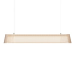 Owalo Linear Pendant - White / Natural Birch