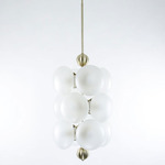 Allure 4 Pendant - Polished Nickel / Frosted