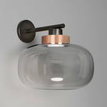 Legier Wall Sconce - Copper / Smoke