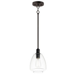 Babylon Pendant - Black / Clear