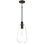 Babylon II Pendant - Black / Clear