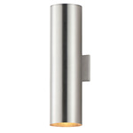 Outpost II Outdoor Wall Sconce - Brushed Aluminum