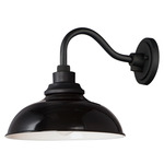 Granville Outdoor Wall Sconce - Gloss Black