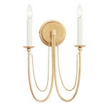 Plumette Wall Sconce - Gold Leaf