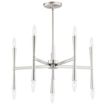 Rome Chandelier - Satin Nickel