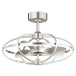 Corona Fan Fandelight - Satin Nickel