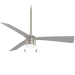 Vital Ceiling Fan with Light - Brilliant Silver