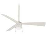 Vital Ceiling Fan with Light - Flat White