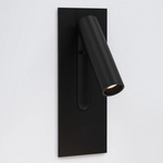Fuse 3 Recessed Wall Sconce with Micro Switch - Matte Black