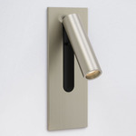 Fuse 3 Recessed Wall Sconce with Micro Switch - Matte Nickel