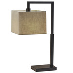 Richard Table Lamp - Black / Beige