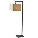 Richard Floor Lamp - Black / Beige