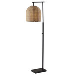 Bahama Floor Lamp - Dark Bronze / Natural