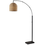 Bahama Arc Lamp - Dark Bronze / Natural