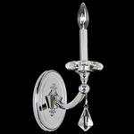 Floridia Wall Sconce - Chrome / Firenze Clear